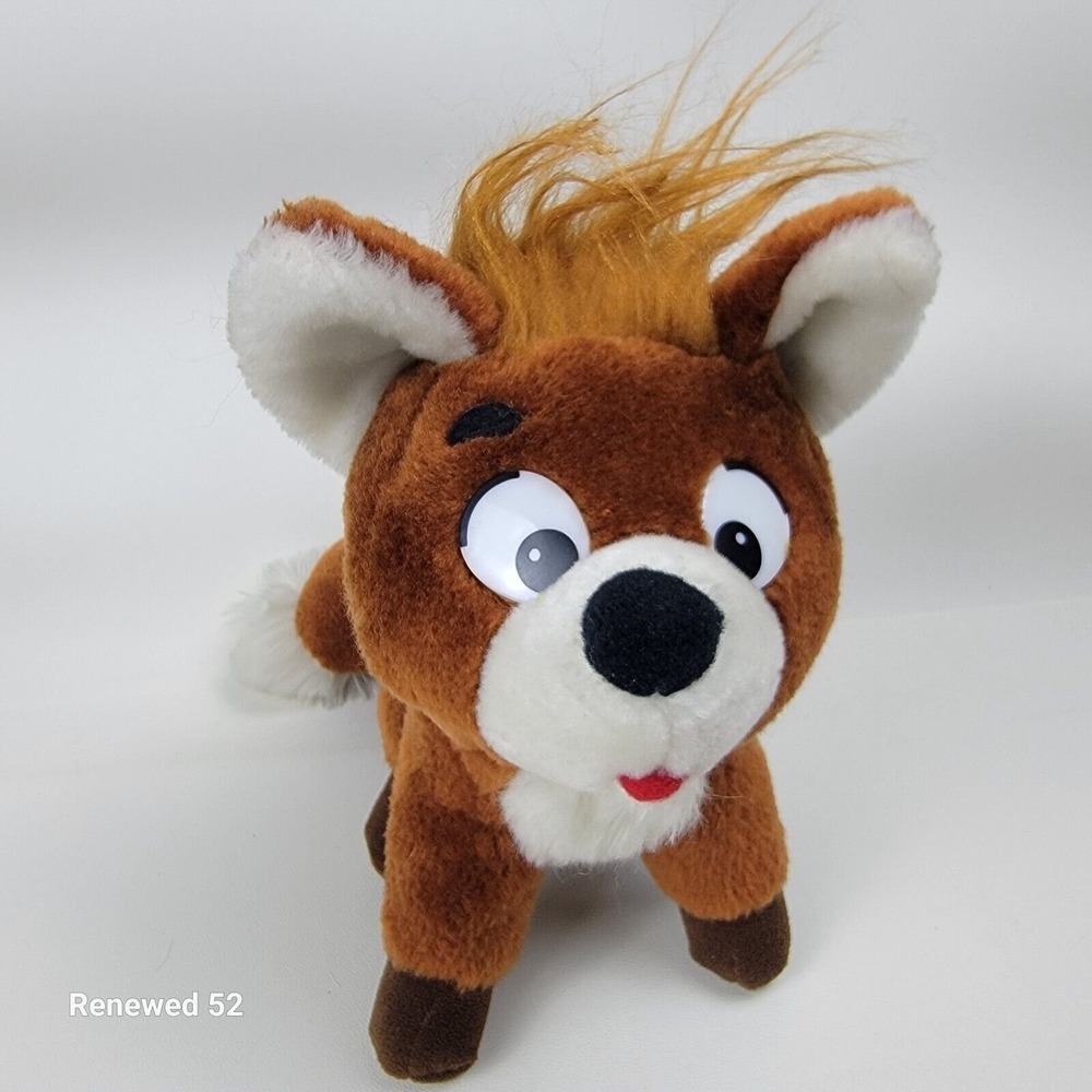 Vintage Knickerbocker Disney Tod Fox and the Hound Plush Stuffed Animal 9in USA